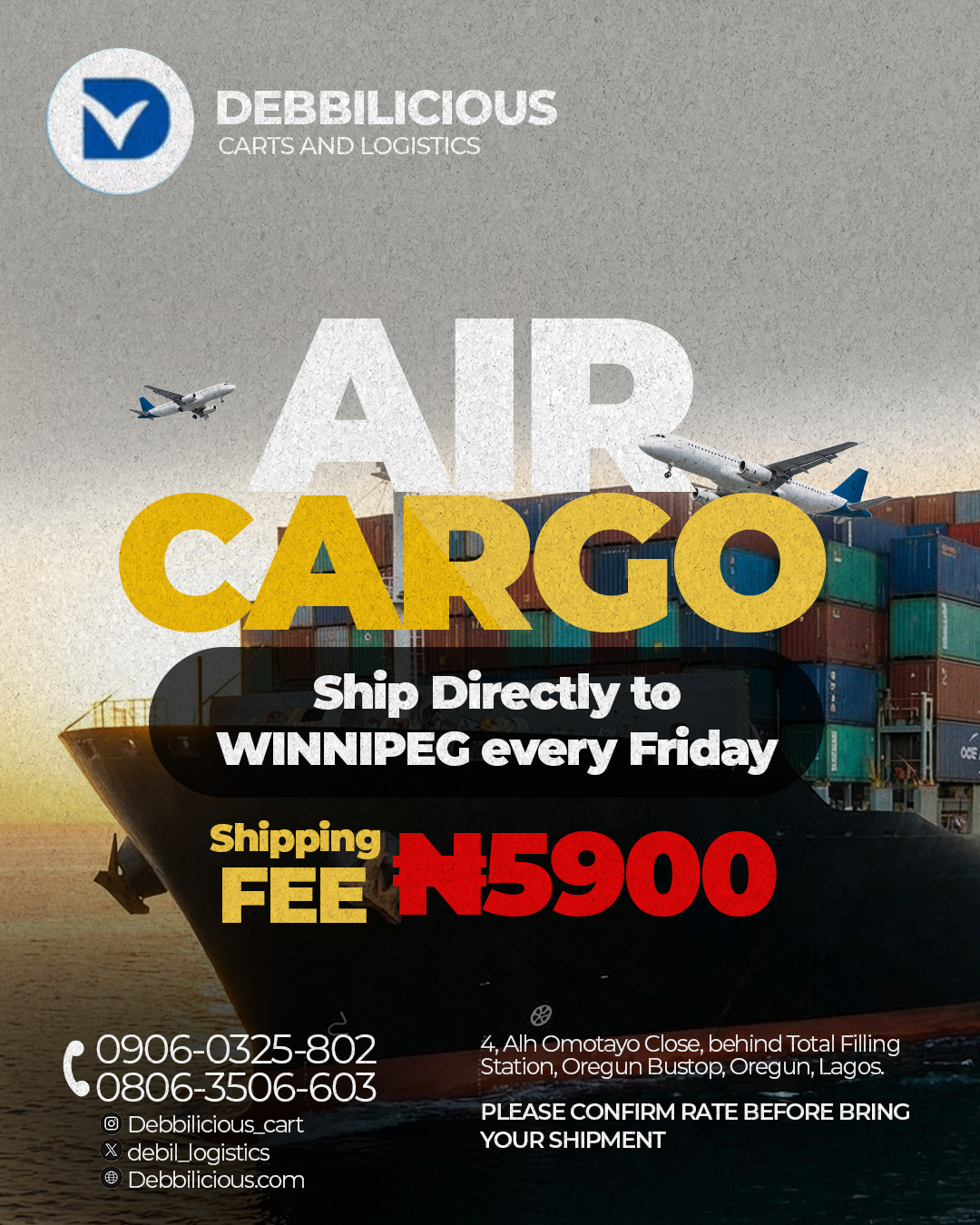 Sea Cargo Promo